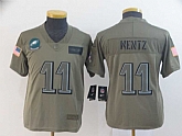 Youth Nike Eagles 11 Carson Wentz 2019 Olive Salute To Service Limited Jersey,baseball caps,new era cap wholesale,wholesale hats